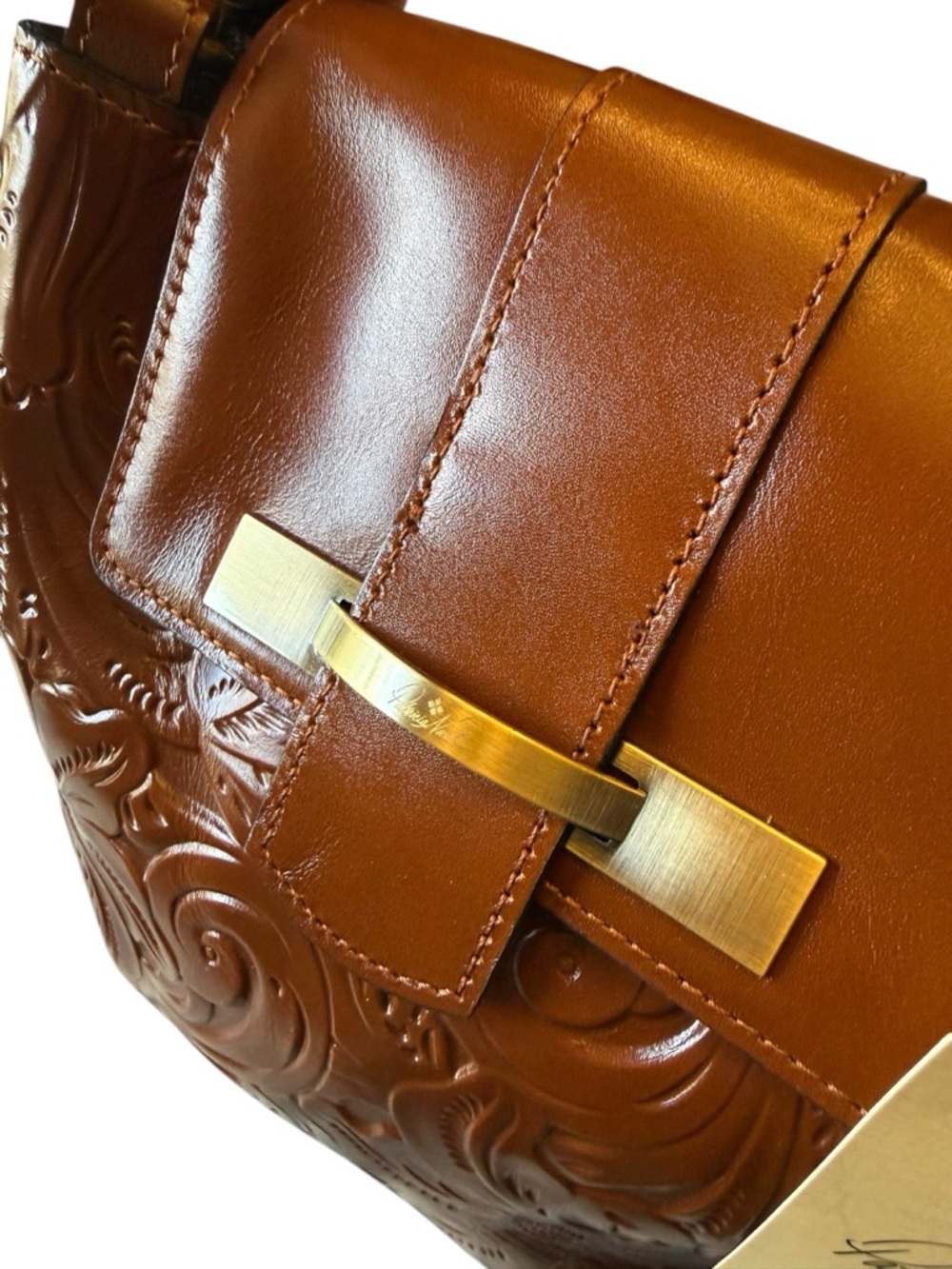 Patricia Nash NEW Women's LARONE Shoulder Bag Leather Florence $269 Western Boho - Picture 7 of 15